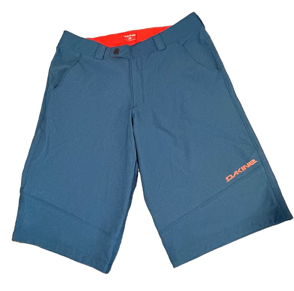 Dakine Mens Shorts Size 36 Blue Orange Outdoor MTB Bike Hiking